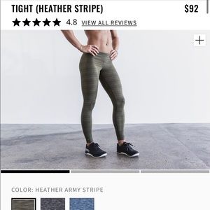 Nobull heather stripe tights